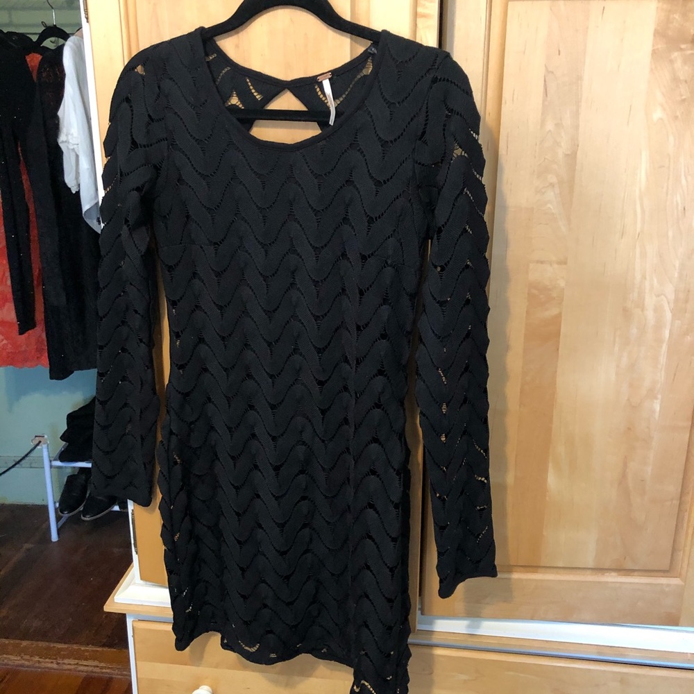 Free People Black Dress